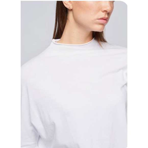 New Frank & Eileen TeeLab White Long Sleeve Effie Tee Jersey L - Picture 3 of 3